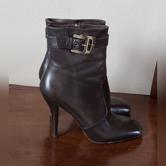 Via Spiga Women's Brown Leather Boot Size 7 M - Picture 4 of 15